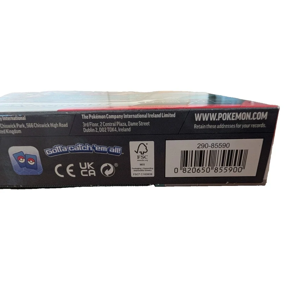 Pokemon TCG Mabosstiff ex Showcase Box Sealed Promo & 3 Booster Packs New in Box